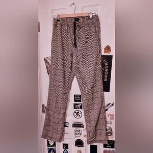 Obey Ava Plaid Pull On Pants